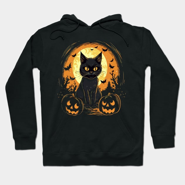 American Shorthair Halloween Hoodie by JH Mart